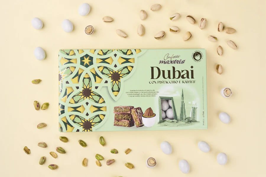 Dubai Chocolate – Bianco pistacchio e pasta kadayif