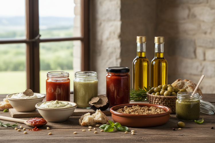 Pesti, sughi e condimenti