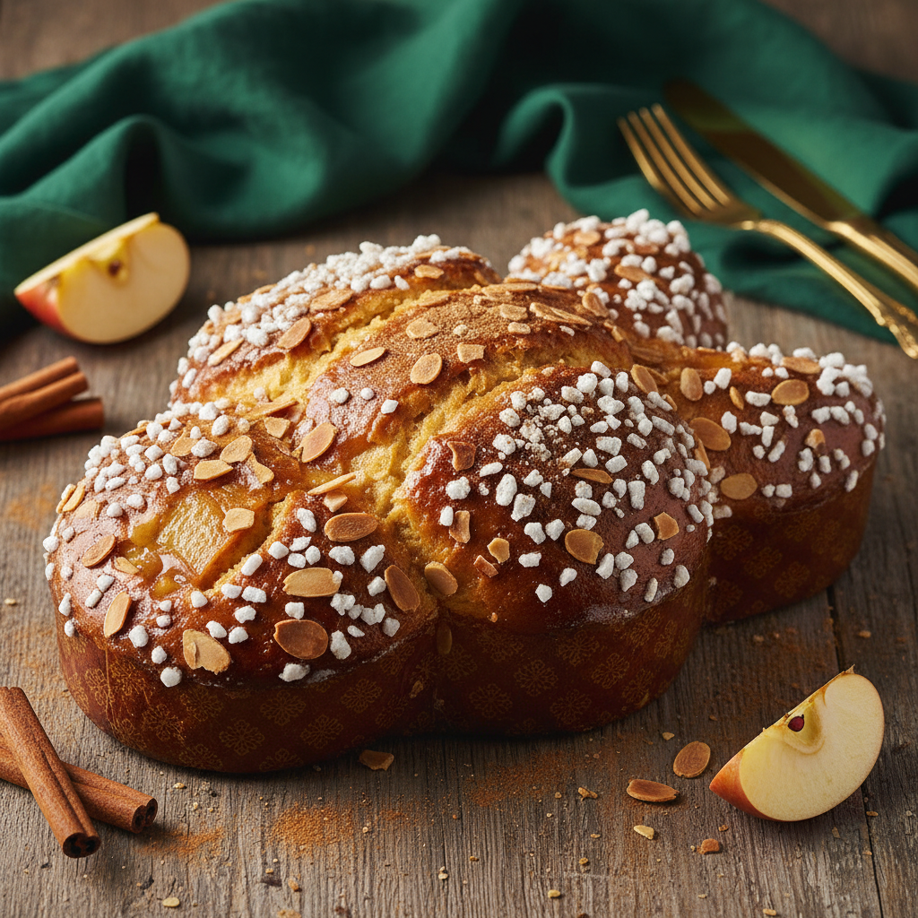 Colomba mela e cannella