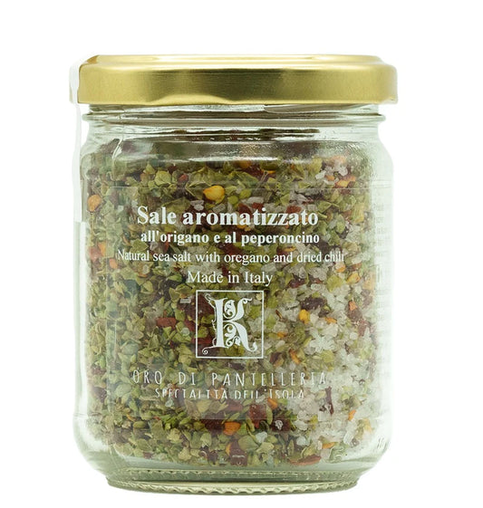Sale con origano e peperoncino